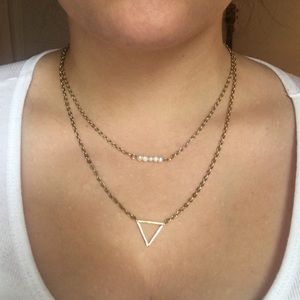 💫18k Plated Genuine Pearl Necklace💫